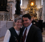 Mom and Dad at St. Peter's Basilica
